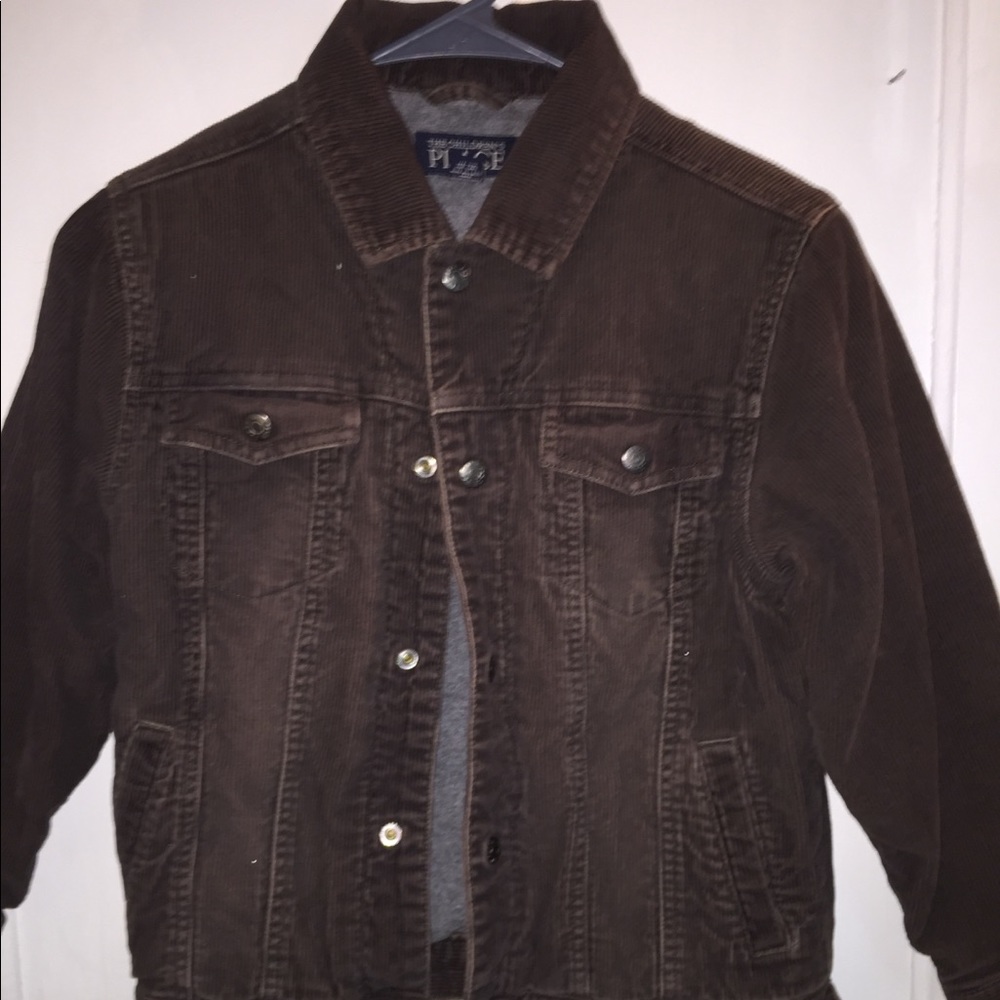 Corduroy lined jacket 7/8